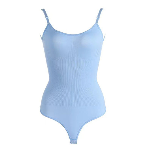 Hot selling seamless shapewear waist cinching and hip lifting plus size triangle pants suspender straps tight fitting corset