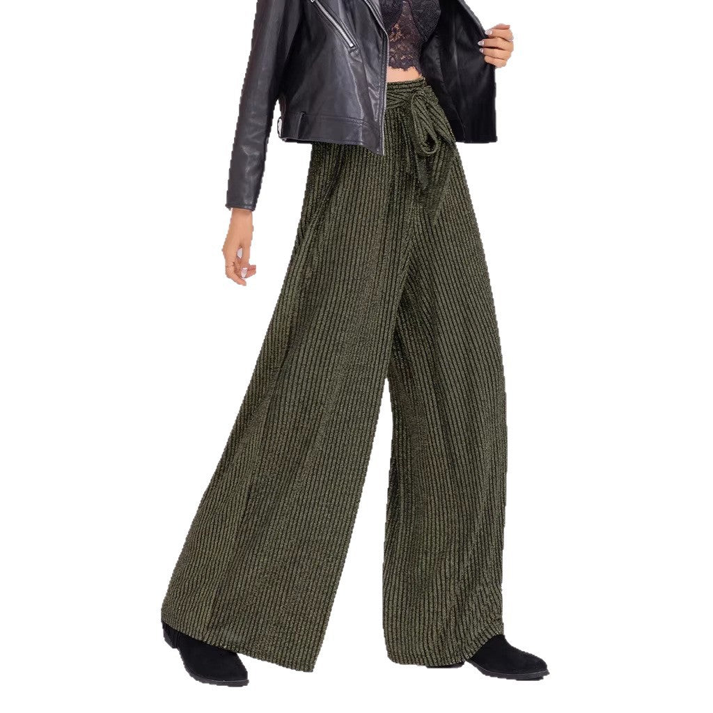 Spring Summer Women's Fashion Pure Color Elegant Casual Long Pants for Women