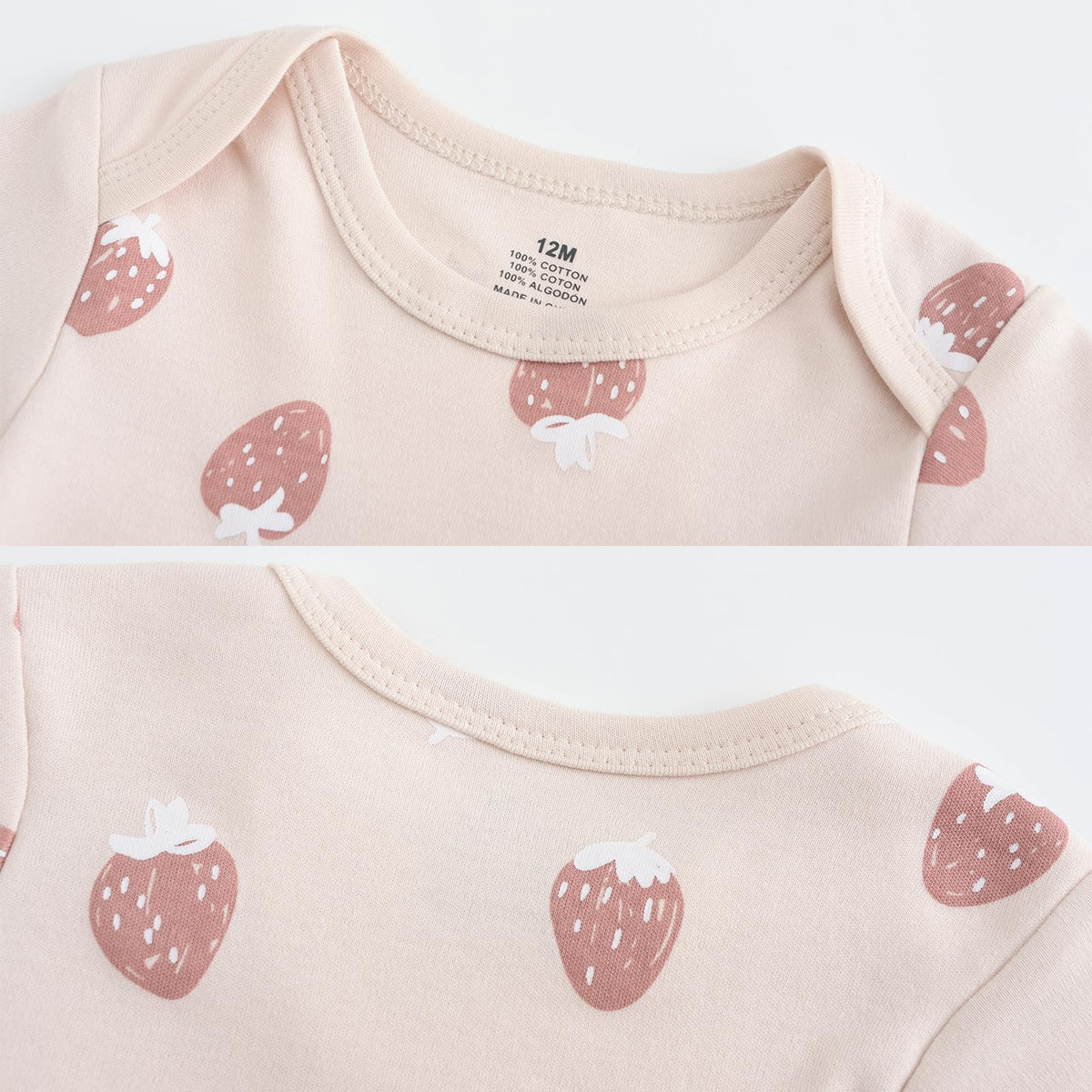 Ruliby Baby Bodysuit and Pant Set 10-pcs Cotton Soft Newborn Clothes Outfit