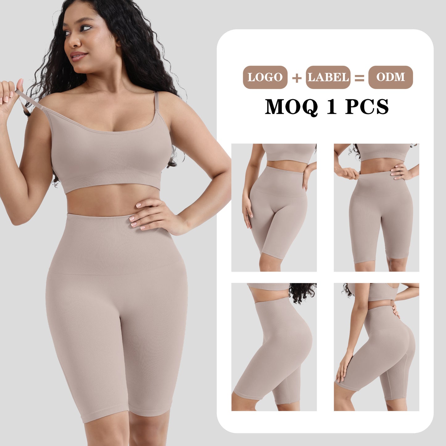 Shorts Anti-See-Through Five-Point Shapewear Waist Trimming Briefs Shaping