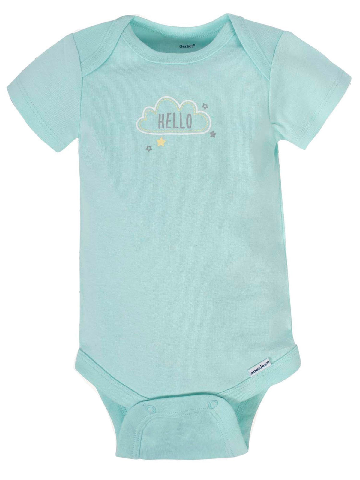 Gerber Baby Boys and Girls' 8-pack Short Sleeve Onesies Bodysuits