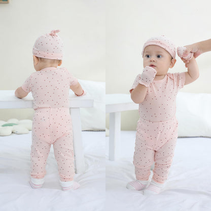 Ruliby Baby Bodysuit and Pant Set 10-pcs Cotton Soft Newborn Clothes Outfit