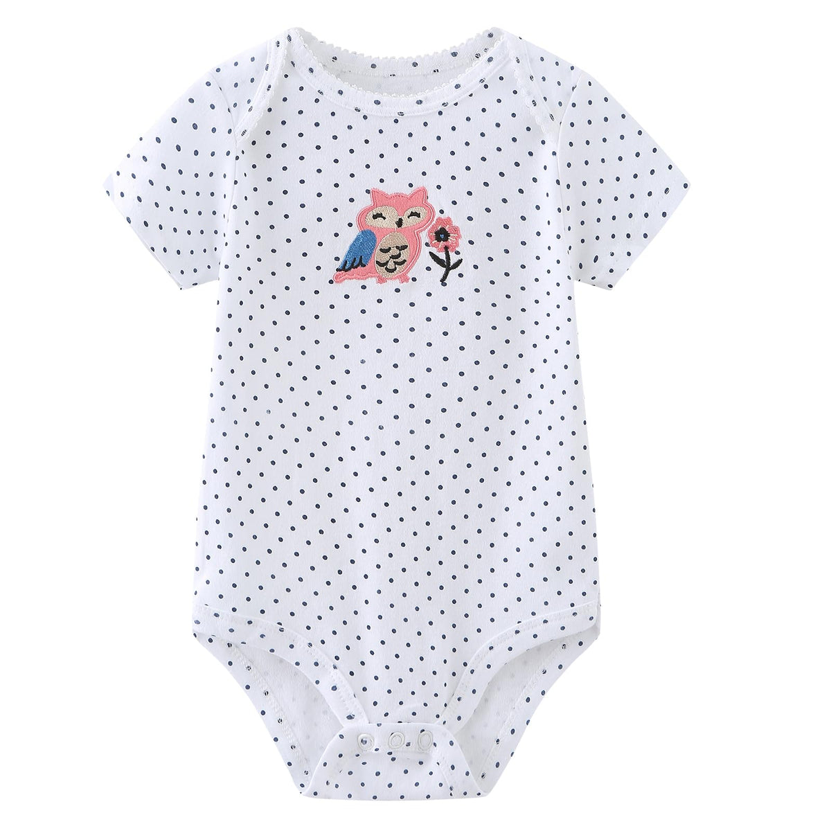 Ruliby Baby Bodysuit and Pant Set 10-pcs Cotton Soft Newborn Clothes Outfit