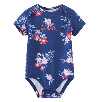 Ruliby Baby Bodysuit and Pant Set 10-pcs Cotton Soft Newborn Clothes Outfit