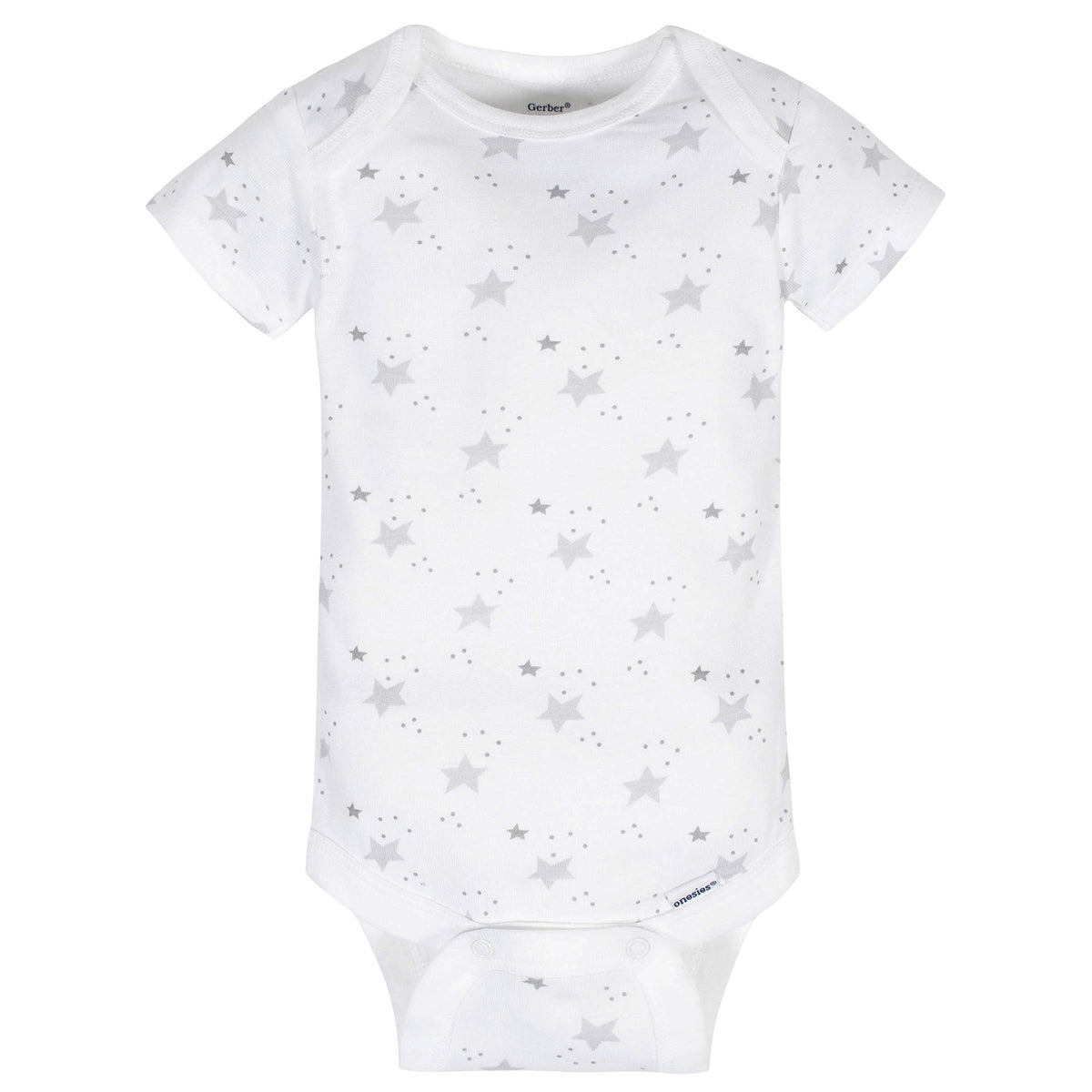 Gerber Baby Boys and Girls' 8-pack Short Sleeve Onesies Bodysuits