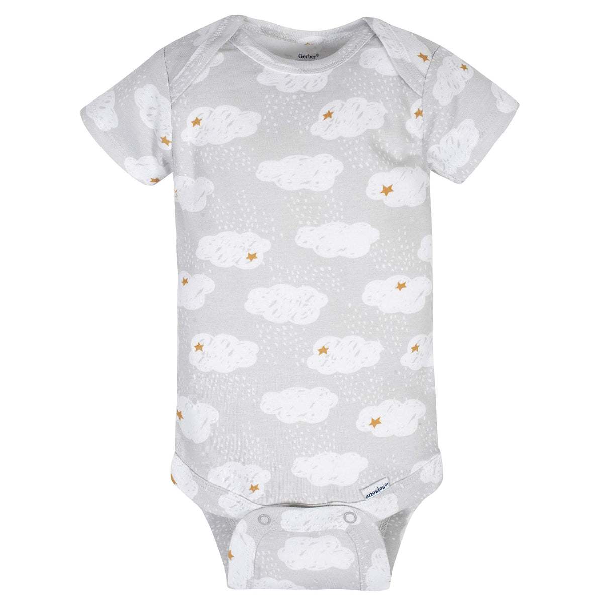 Gerber Baby Boys and Girls' 8-pack Short Sleeve Onesies Bodysuits