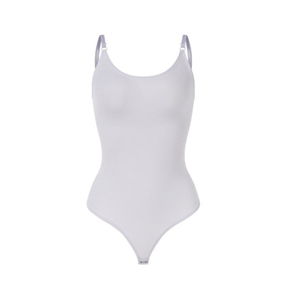Hot selling seamless shapewear waist cinching and hip lifting plus size triangle pants suspender straps tight fitting corset