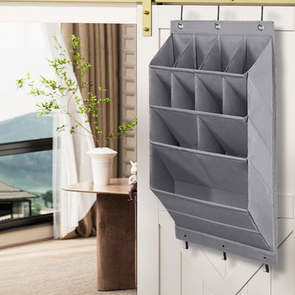 Cross-border door back storage bag storage hanging bag shoe bag bedroom multi-layer sundries finishing non-woven fabric storage bag wall-mounted