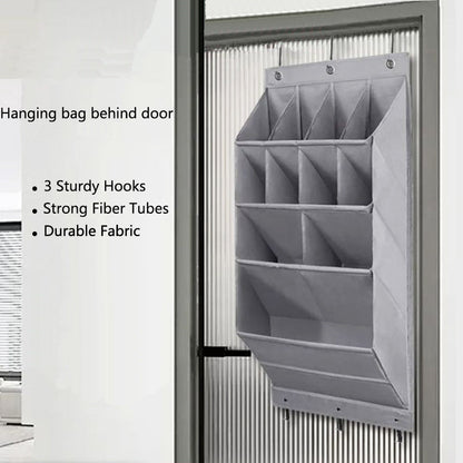 Cross-border door back storage bag storage hanging bag shoe bag bedroom multi-layer sundries finishing non-woven fabric storage bag wall-mounted