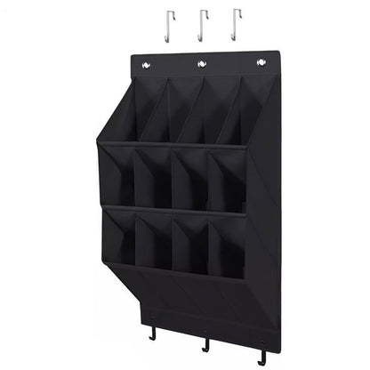 Cross-border door back storage bag storage hanging bag shoe bag bedroom multi-layer sundries finishing non-woven fabric storage bag wall-mounted