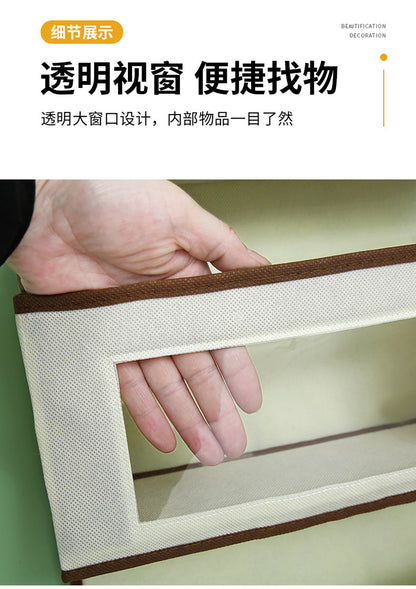 Wall-mounted underwear storage box baby bed children's toy hanging bag home multi-layer door storage hanging bag wholesale