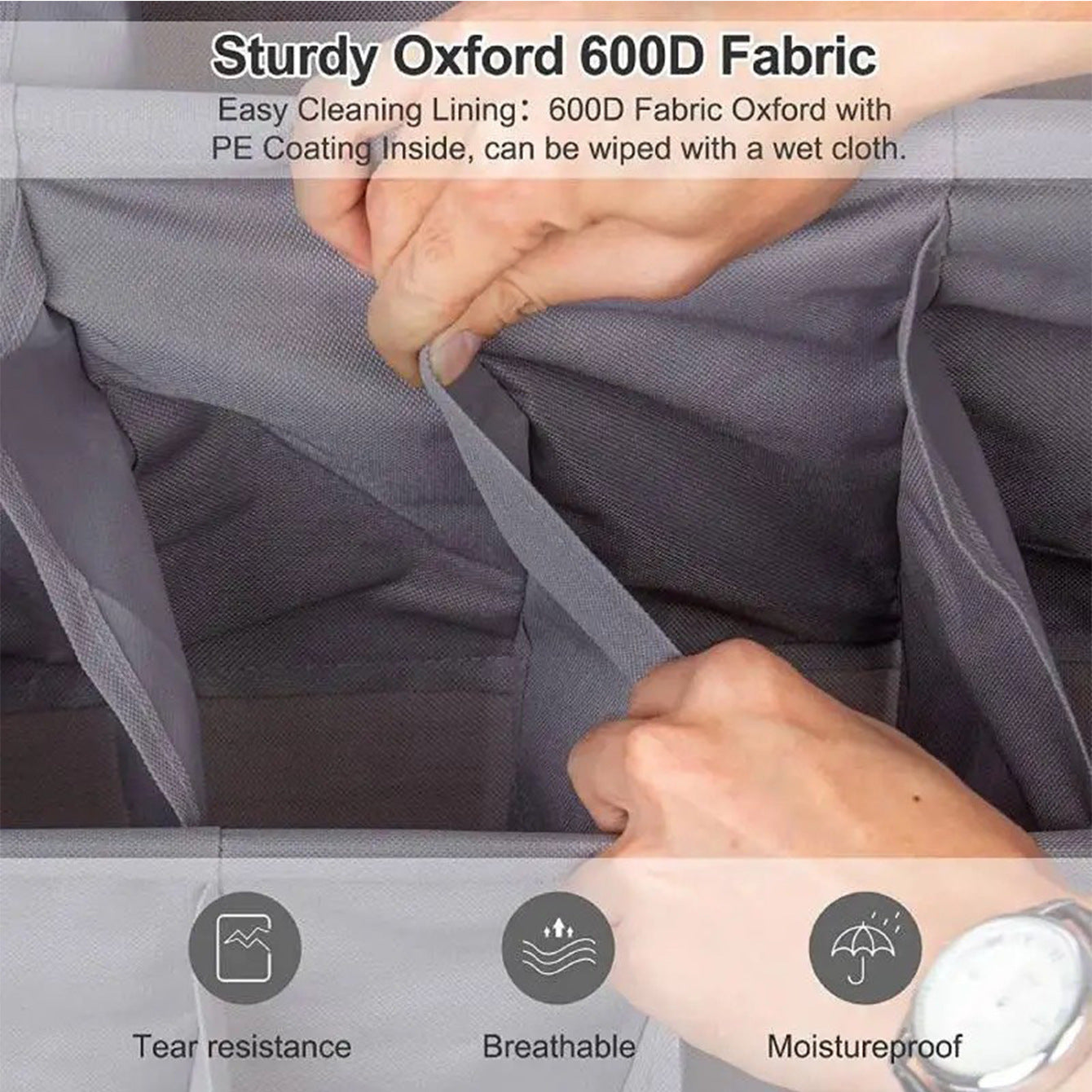 Cross-border door back storage bag storage hanging bag shoe bag bedroom multi-layer sundries finishing non-woven fabric storage bag wall-mounted