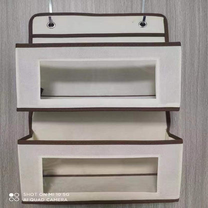 Wall-mounted underwear storage box baby bed children's toy hanging bag home multi-layer door storage hanging bag wholesale